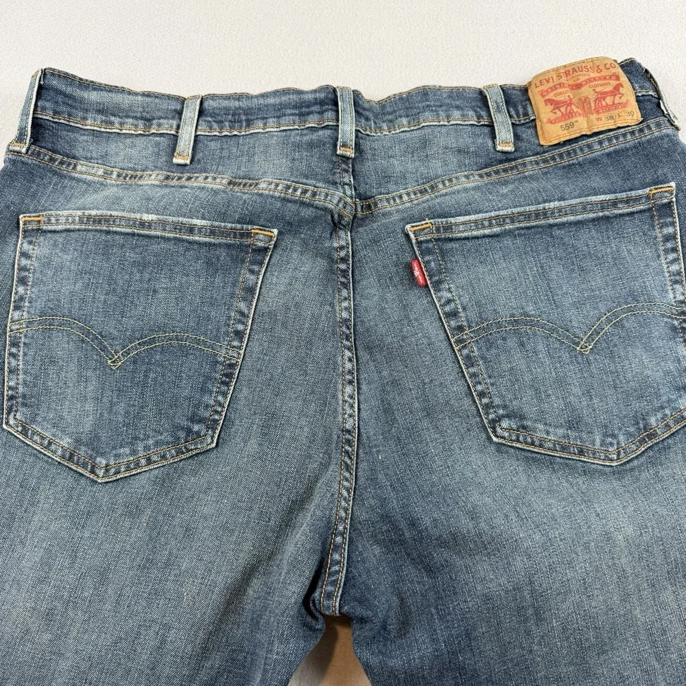 Levi's 559 Jeans‎ Men's 38x30 Blue Relaxed Straight Denim Classic Fit